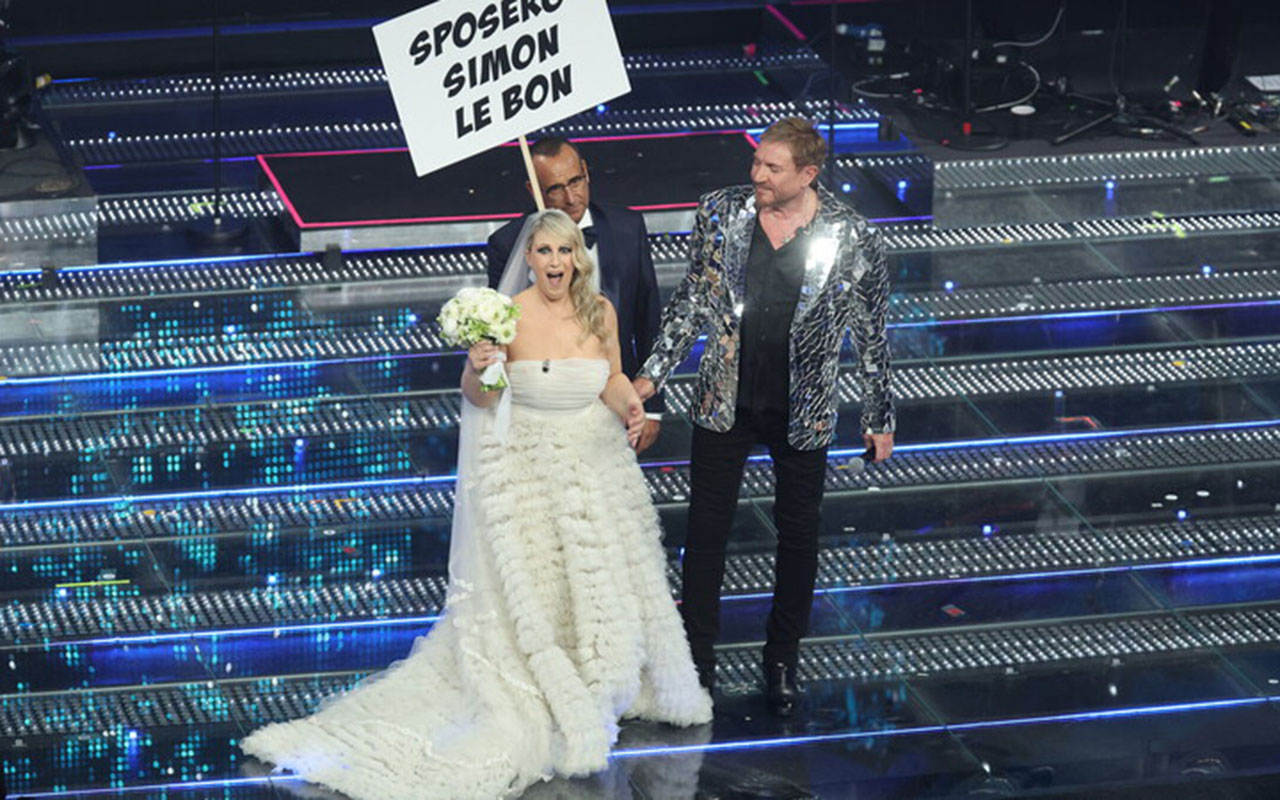 Katia Follesa a Sanremo 2025